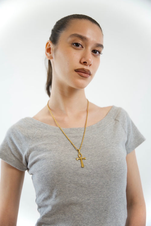 Ankh necklace maxi