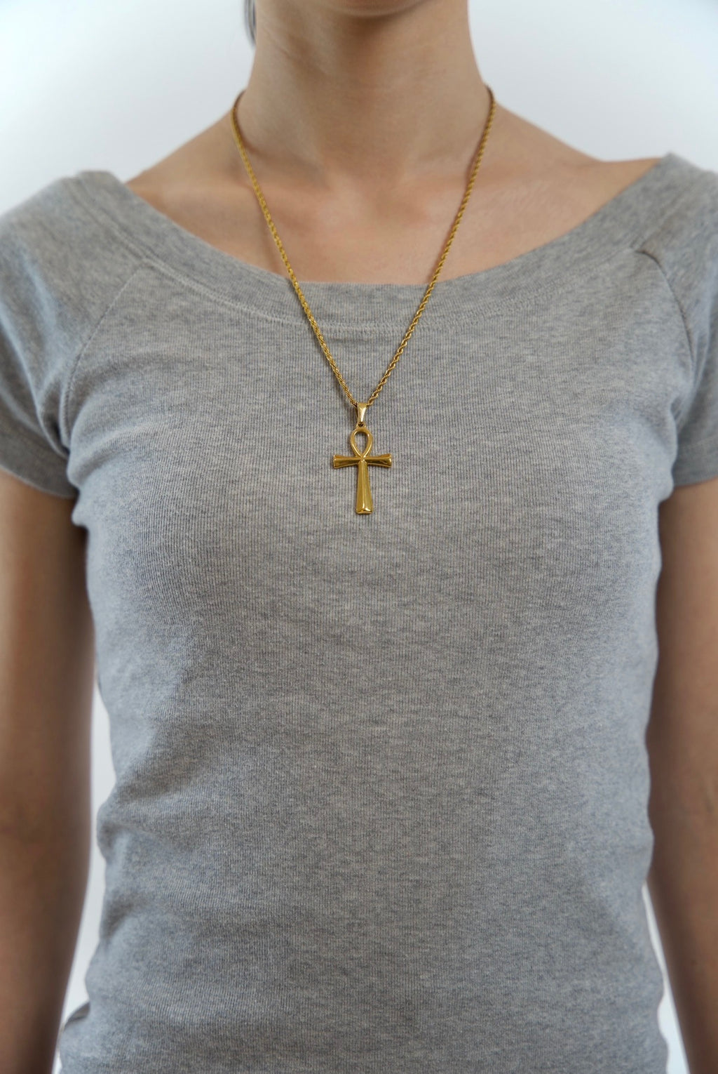 Ankh necklace maxi