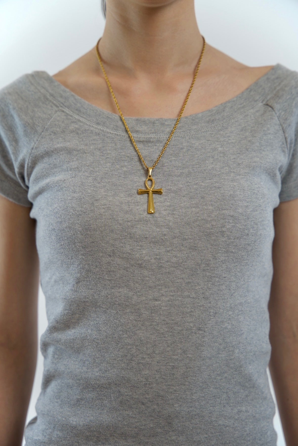 Ankh necklace maxi